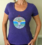 INVENTORY NOT UPDATED AFTER STREET FAIR.  CHECK BACK Monday 11/27/23  LAST OF THE 1ST. GENERATION  Women's "Retro" Scoop T's