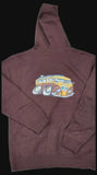 LFGSD VW Bus Orange Brown Hoodie Collection