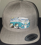 VW Bus (Teal) Trucker Hats