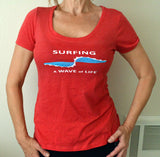 INVENTORY NOT UPDATED AFTER STREET FAIR.  CHECK BACK WEDNESDAY 5/11/22  LAST OF THE 1ST. GENERATION  Women's Scoop SAWOL T's